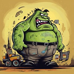 monster cartoon art illustration