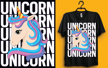 Unicorn T-shirt Design Bundle
