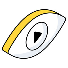 Perfect design icon of video monitoring 