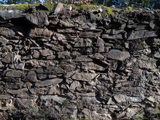 Muro de piedra seca