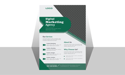 Modern design, Flyer template,  Perfect for creative professional business, Graphic design layout, Vector design, Space, Poster template, A4 flyer design