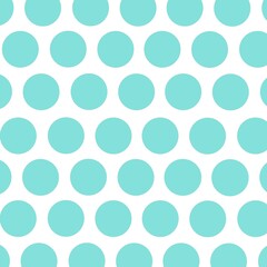 Blue pastel  polka dots on white background 