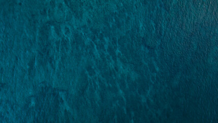 Deep ocean in Hawaii, Aerial top-down drone view.