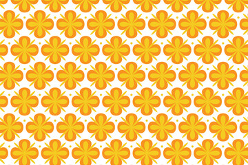 Retro Seamless Pattern in Orange, Brown, and Beige abstract geometric Background. 60s and 70s Retro style and Aesthetic.