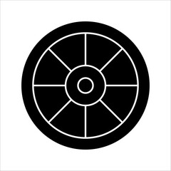 Obraz premium Far West Simple Vector line icon, on white background.