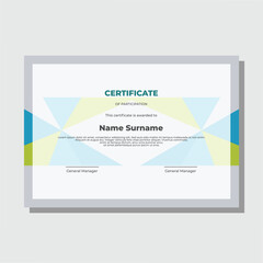 certificate template for business and school