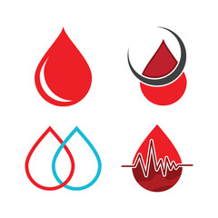 Blood illustration logo