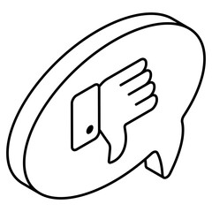 A unique design icon of mobile news