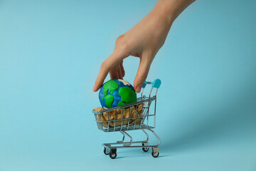Earth Day, Environment and Eco concept, close up