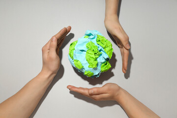 Earth Day, Environment and Eco concept, top view