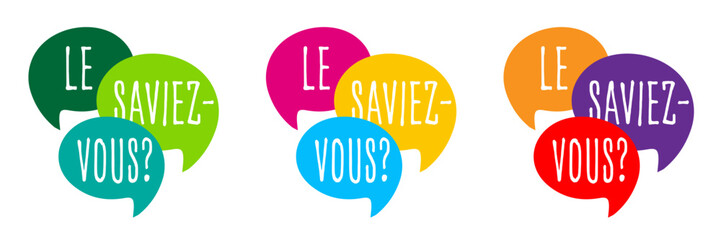 Le saviez-vous ?