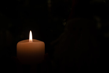 candles in the dark