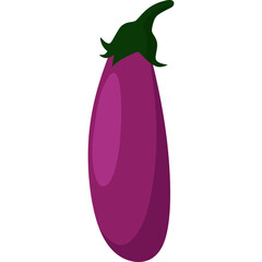Purple Eggplant Illustration