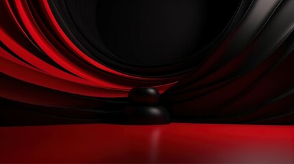 Black red modern abstract background with space for design. Color gradient. Dark light. Luxury