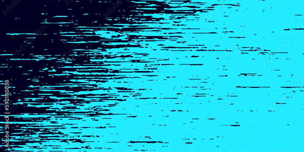 Aufkleber background with a grainy tv noise effect on blue background. abstract vector noise. gradient grunge 