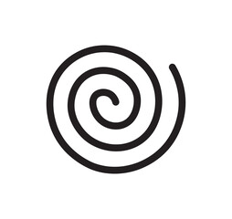 Spiral line design. Spiral line.