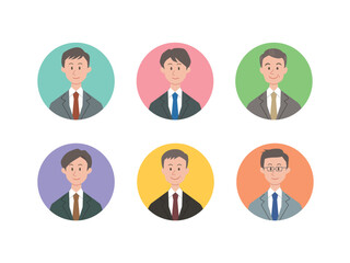 ビジネスマンのアイコンセット