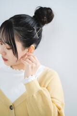 Fototapeta premium 爽やかな若い女性