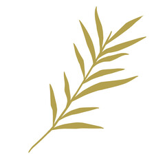 Branch Leaves Illustration 