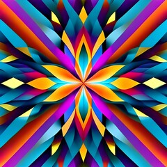 abstract colorful mandala background 