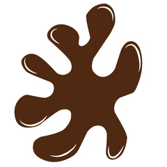 chocolate splash illustration