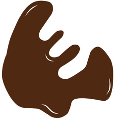 chocolate splash illustration