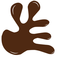 chocolate splash illustration