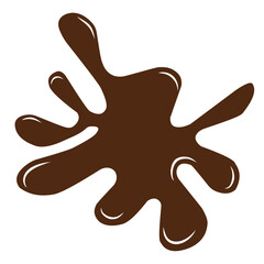 chocolate splash illustration