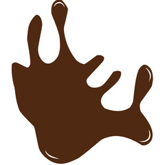 chocolate splash illustration