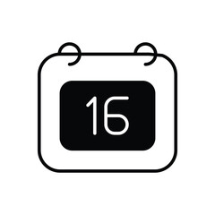 Calendar icon vector stock.