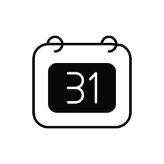Calendar icon vector stock.