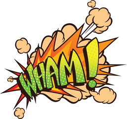 comic book explosion