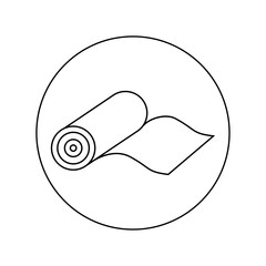 Medical bandage linear vector icon