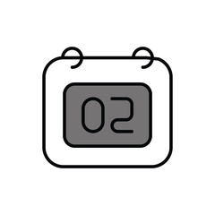 Calendar icon vector stock.