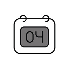 Calendar icon vector stock.