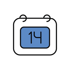 Calendar icon vector stock.