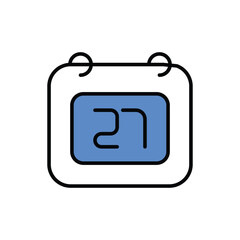 Calendar icon vector stock.