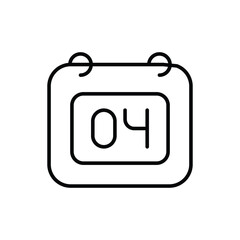 Calendar icon vector stock.