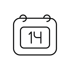 Calendar icon vector stock.