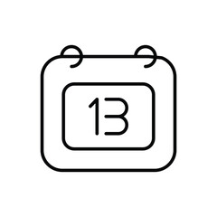 Calendar icon vector stock.