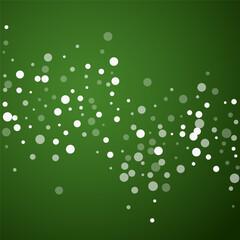 Snowy christmas background. Subtle flying snow