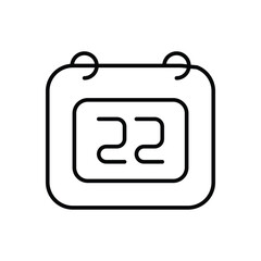 Calendar icon vector stock.