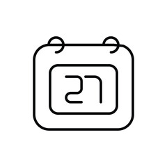 Calendar icon vector stock.