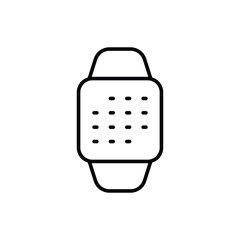 Smartwatch icon vector stock.