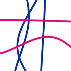 Blue Grid Graphic Lines Background 