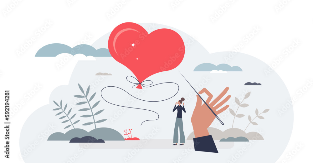 Aufkleber vulnerability as risk to be hurt from broken relationship tiny person concept, transparent backgroun