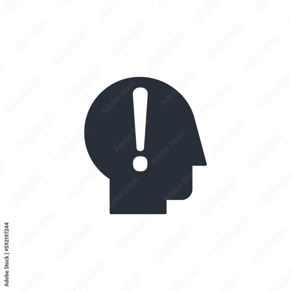 Poster priority task. vector linear icon isolated on white background.