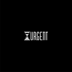 Urgent icon isolated on dark background