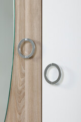 Details of the wardrobe .Drawer  Door .Wardrobe handle