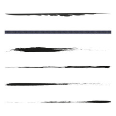 brush strips for paper design. Abstract grunge background. Seamless pattern. Graphic element. Vector illustration.